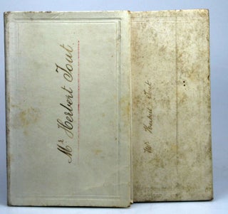 Item #14969 [Two Manuscript Bank Books]. Herbert TOUT