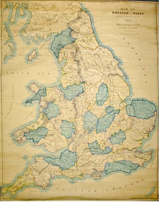 Item #18842 Map of England And Wales, Constructed for the Use of the Schools of the British and...