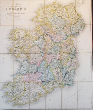 Item #19348 Betts' New Map of Ireland Accurately Reduced from the Beautiful Six Sheet Map...
