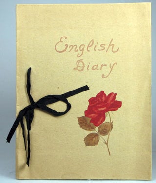 Item #20128 English Diary. JAPAN