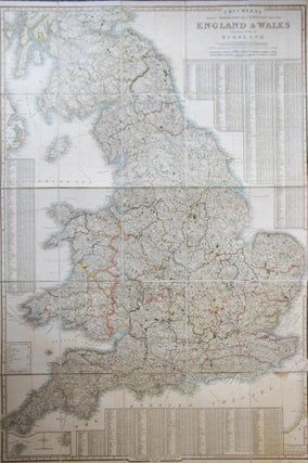 Item #20517 Cruchley's Improved Geographical Companion Throughout England & Wales Including Part...