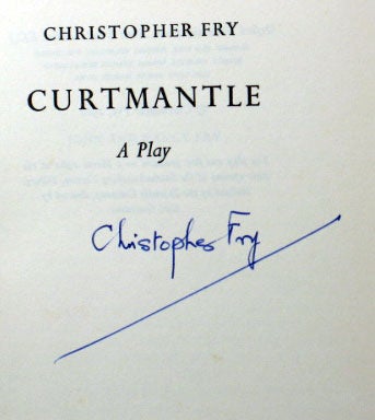 Item #22829 Curtmantle. A Play. Christopher FRY.