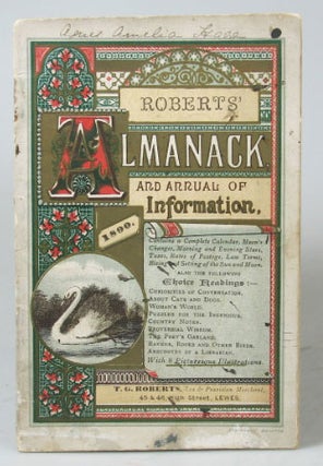 Item #22948 Roberts' Almanack and Annual of Information. 1890. ALMANACK