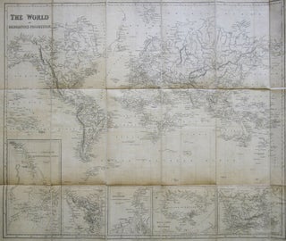 [Collection of Six Folding Maps]: The World on Mercator's Projection. [with] Map Exhibiting the Navigable Rivers, the Completed & Proposed Rail-Roads of Great Britain & Ireland, with the Coal Fields, Light House &c. [with] Central & Southern Europe with the Mediterranean Sea. [with] British Possessions in North America, with Part of the United States, Compiled from Official Sources. [with] Central America and the West Indies... [and] Asia.