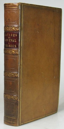 Item #23928 The Satires of... From the texts of Ruperti and Orellius: with English notes, partly compiled from various editions and translations, and partly original by Charles William Stocker. JUVENAL, PERSIUS.