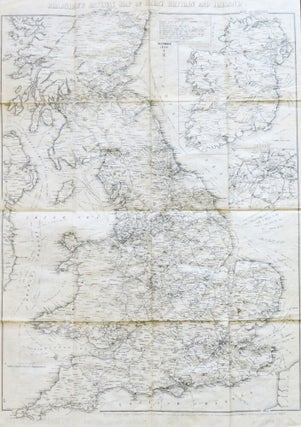 Item #25667 Bradshaw's Railway Map of Great Britain and Ireland. BRADSHAW, BLACKLOCK