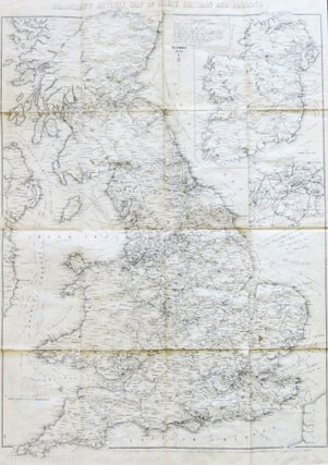 Item #25667 Bradshaw's Railway Map of Great Britain and Ireland. BRADSHAW, BLACKLOCK