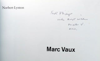 Item #26008 Marc Vaux. VAUX, Norbert LYNTON