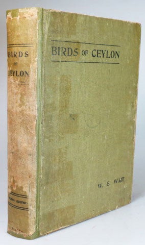 Item #26549 Manual of the Birds of Ceylon. W. E. WAIT.