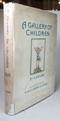 Item #26625 A Gallery of Children. Illustrations by Saida (H. Willebeek Le Mair). A. A. MILNE.