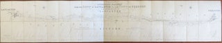 Item #26648 Plan of an Intended Railway from the Town of Lancaster to the Town of Preston in the...