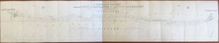 Item #26648 Plan of an Intended Railway from the Town of Lancaster to the Town of Preston in the...