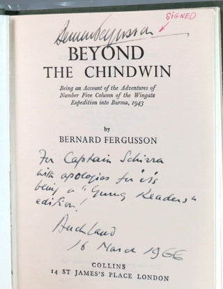 Item #27888 Beyond the Chindwin. Being an Account of the Adventures of Number Five Column of the...