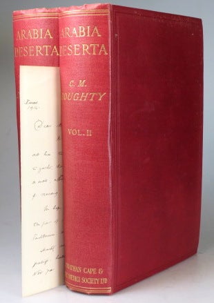 Item #28294 Travels in Arabia Deserta. ...with a new preface by the Author, and all original maps, plans and cuts. Charles M. DOUGHTY.