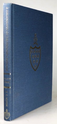 Item #30307 A Bibliography of the English Language from the Invention of Printing to the Year 1800. Volume Thirteen - The Germanic Languages. R. C. ALSTON.