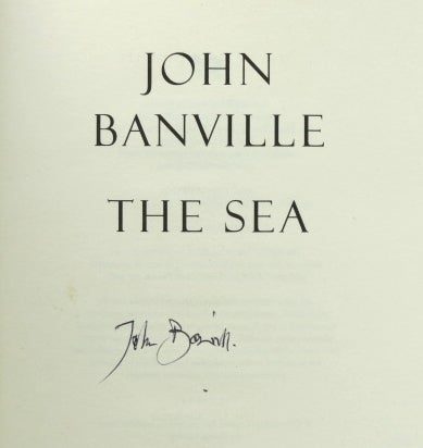 Item #30960 The Sea. John BANVILLE.
