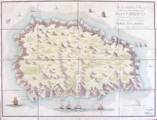 Item #31300 Geographical Plan of the Island and Forts of Saint Helena. Lieut. R. P READ