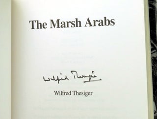Item #31328 The Marsh Arabs. Wilfred THESIGER