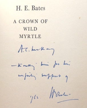 Item #32319 A Crown of Wild Myrtle. H. E. BATES