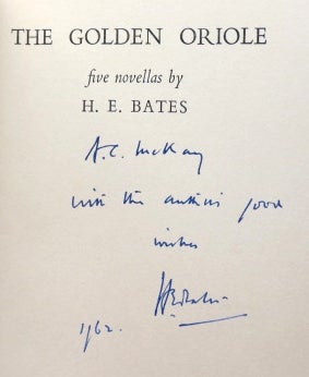 Item #32326 The Golden Oriole. Five novellas by. H. E. BATES