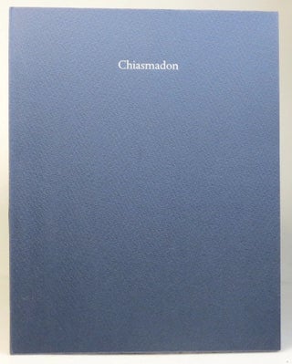 Item #32337 Chiasmadon, with a relief print by Claire Van Vliet. Ted HUGHES