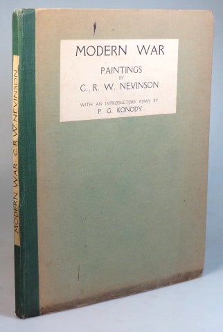 Item #32893 Modern War Paintings. With an Essay by P.G. Konody. C. R. W. NEVINSON.
