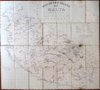 Item #34973 Map of the Island of Malta. Prepared in the Royal Engineers Office, Malta. ROYAL...