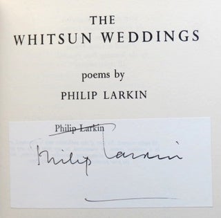Item #35099 The Whitsun Weddings. Poems by. Philip LARKIN