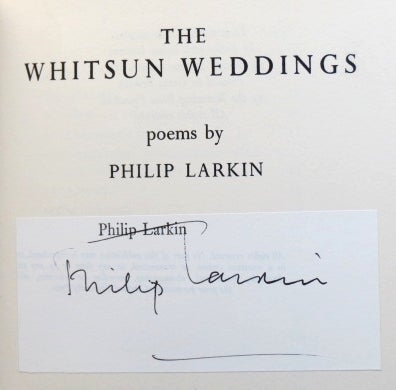 Item #35099 The Whitsun Weddings. Poems by. Philip LARKIN.