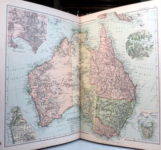 Bacon's Australian Atlas of the World. Containing... Maps, Letterpress Descriptions, Gazetter and Index, with Supplementary Index to Towns in Australia. Edited by...