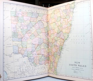 Bacon's Australian Atlas of the World. Containing... Maps, Letterpress Descriptions, Gazetter and Index, with Supplementary Index to Towns in Australia. Edited by...