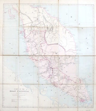 Item #36274 A Map of the Malay Peninsula. Edward STANFORD