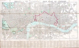 Item #37552 Mogg's New Plan of London. E. MOGG