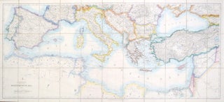 Item #37565 Stanford's Map of the Mediterranean Sea. Edward STANFORD, Ltd