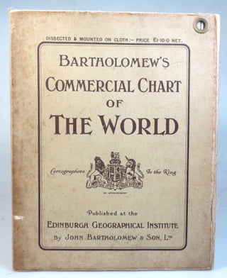 Bartholomew's Chart of the World on Mercator's Projection. [Cover title] Bartholomew's Commercial Chart of the World.