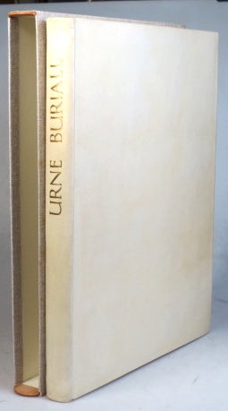 Item #37678 Urne Buriall and The Garden of Cyrus. With... drawings by Paul Nash. Edited with an introduction by John Carter. Sir Thomas BROWNE.