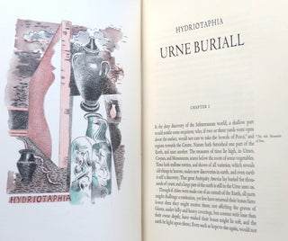Urne Buriall and The Garden of Cyrus. With... drawings by Paul Nash. Edited with an introduction by John Carter.