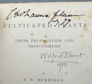 Item #38673 Cultivated Plants. Their propogation and improvement. F. W. BURBIDGE