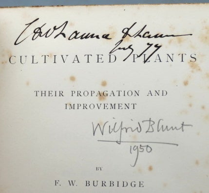 Item #38673 Cultivated Plants. Their propogation and improvement. F. W. BURBIDGE.
