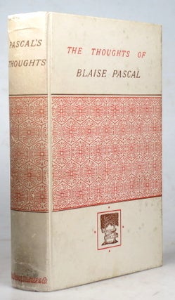 Item #39743 The Thoughts of... Translated from the Text of M. Auguste Molinier by C. Kegan Paul....