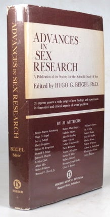 Item #39940 Advances in Sex Research. A Publication of the Society for the Scientific Study of...