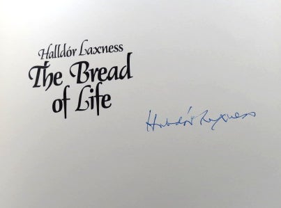 Item #40462 The Bread of Life. Illustrated by Snorri Sveinn Fridriksson. Translated by Magnus Magnusson. Halldor LAXNESS.
