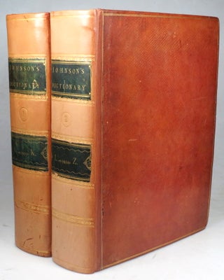 Item #41281 A Dictionary of the English Language: in which the Words are Deduced from their...