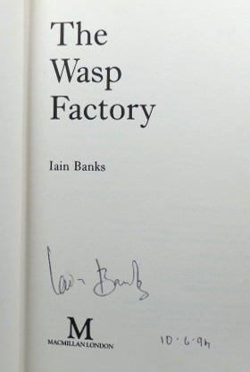 Item #41563 The Wasp Factory. Iain BANKS