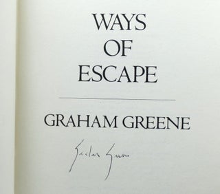 Item #41585 Ways of Escape. Graham GREENE