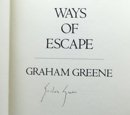 Item #41585 Ways of Escape. Graham GREENE.