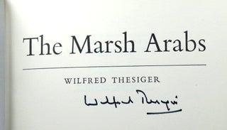 Item #41984 The Marsh Arabs. Wilfred THESIGER