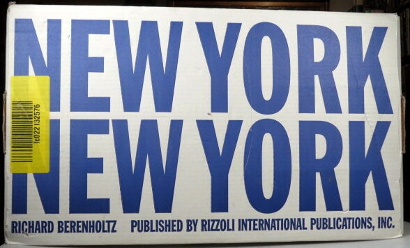 New York New York. Foreword by Kenneth T. Jackson | Richard BERENHOLTZ