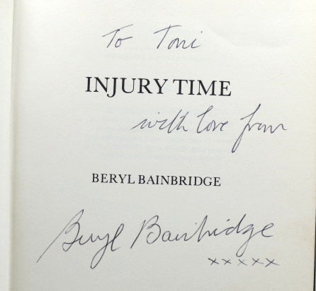 Item #42103 Injury Time. Beryl BAINBRIDGE.