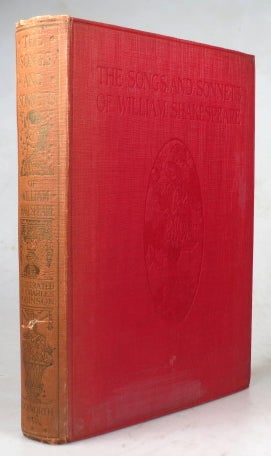 Item #42323 The Songs and Sonnets of... Illustrated by Charles Robinson. Charles ROBINSON, William SHAKESPEARE.